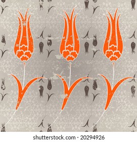 Traditional ottoman turkish seamless tile design