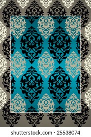 Traditional ottoman turkish seamless tile design