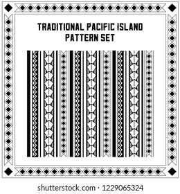 Traditional Pacific Island Pattern