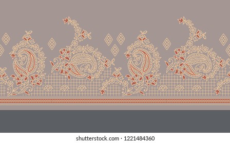 traditional paisley border