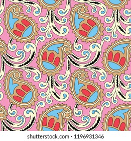 traditional paisley design pattern
