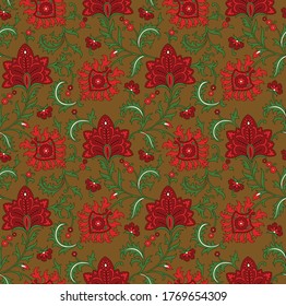 patrón tradicional de Paisley sobre el fondo