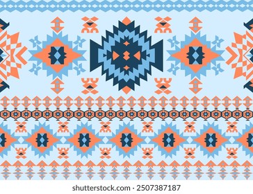 Traditional Palestinian embroidery motif arranged in a seamless pattern, vector illustration design