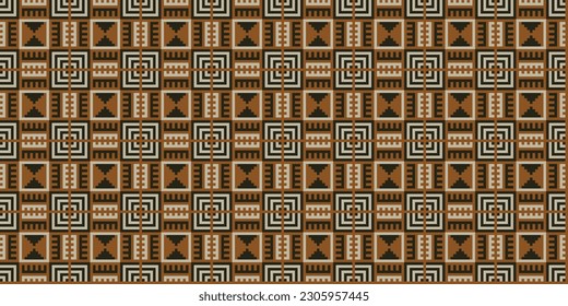 Traditional Palestinian embroidery motif seamless pattern. Repeatable background. Perfect for Fabric design, wallpaper, wrapping and textile print. 