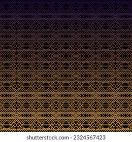 Traditional pattern with black background and gold and yellowish red color patterns 