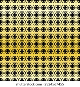 Traditional pattern with black background and gold and yellowish red color patterns 