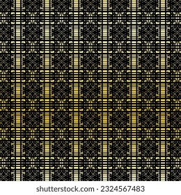 Traditional pattern with black background and gold and yellowish red color patterns 