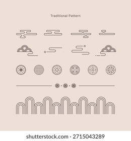 It is a traditional pattern illustration design.