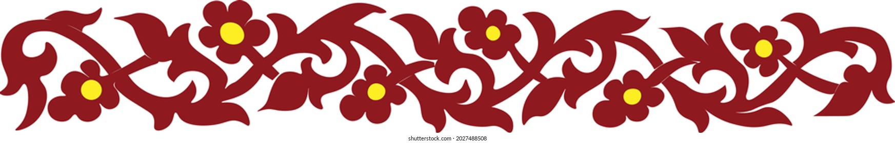 traditional pattern from Minangkabau, west sumatera of Indonesia