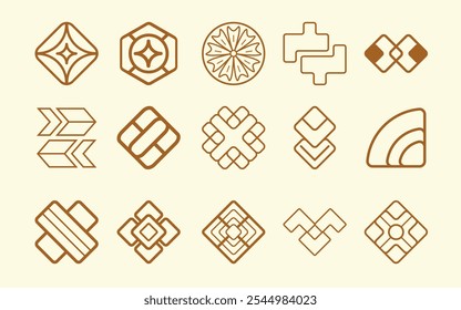 Traditional Pattern Set with different styles 