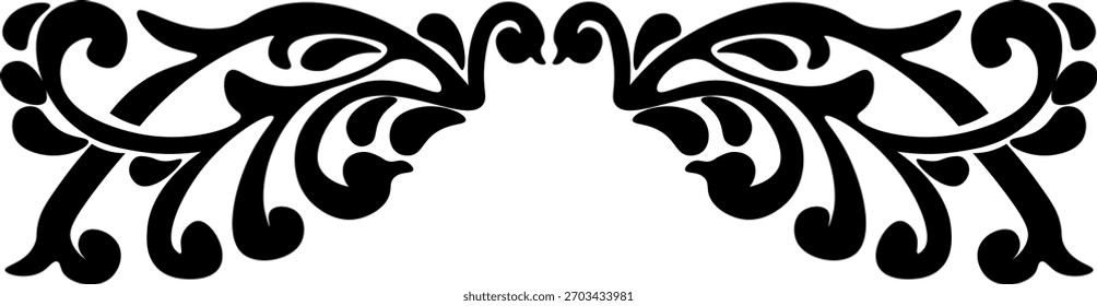 padrão tradicional de sumatera. padrão floral com cor escura	
