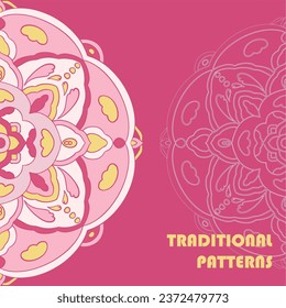 Patrones tradicionales, motivos decorativos clásicos, sombras de estilo chino, tela de fondo, motivos de papel pintado
