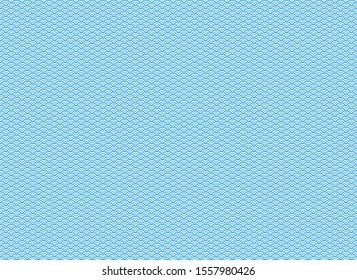Traditional pattern.This picture represents the sea.Wave pattern.