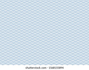 Traditional pattern.This picture represents the sea.Wave pattern.