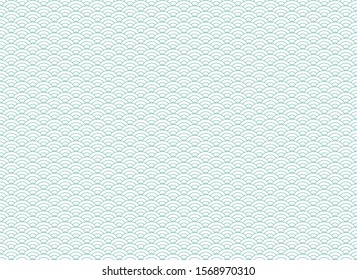 Traditional pattern.This picture represents the sea.Wave pattern.