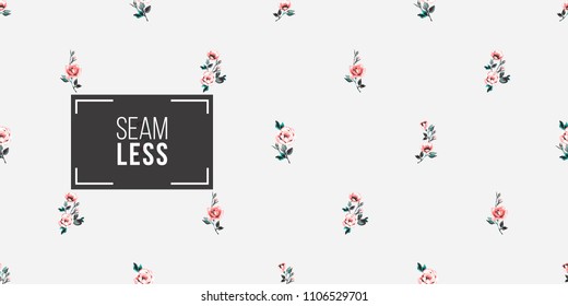 Traditional peony flowers vector seamless pattern in watercolor style. Blooming seamless background with flowers for wedding decoration.