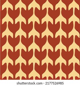 Traditionelles peruanisches Muster - dekorative naive Handmalerei - Brush