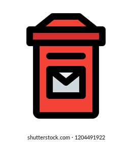 traditional post box