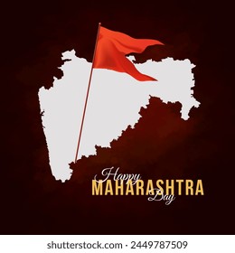 Traditional Post Design of Maharashtra day