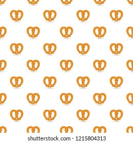 Traditional pretzel pattern seamless repeat background for any web design