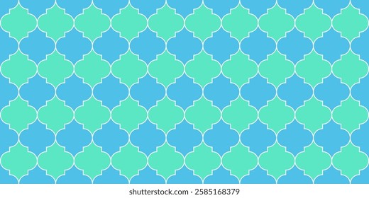 Traditional Ramadan Golden Mosque Tile. Moroccan Seamless Design Seamless Moroccan Mosaic Ornament. Ramadan Kareem Islamic Background. Arabic Mosque Window Motif. Eid Mubarak Islam Decoration.