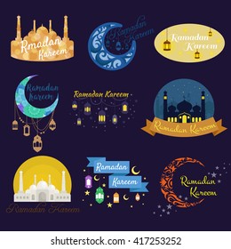 traditional ramadan kareem month celebration greeting card design, holy muslim culture, islamic religion mubarak eid background, islam holiday ramazan vector illustration