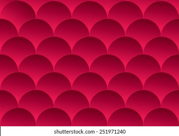 Traditional red Seamless Wave Pattern