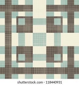 traditional retro geometric seamless pattern