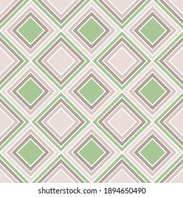 Traditional rhombus shape  seamless vector pattern. Argyle fabric print. Wallpaper swatch. Rhombus shapes argyle motif.