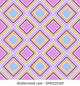 Traditioneller Rhombus formt Vektornahtloses Muster. Argyle Modedruck. Bildschirmhintergrund Rhombus formt Argyle-Motive.