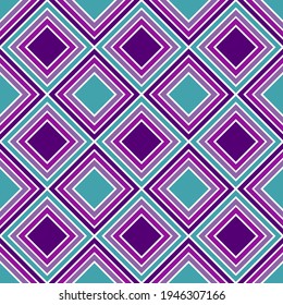 Traditional  rhombus shapes vector seamless pattern. Argyle fashion print. Tile swatch. Rhombus shapes argyle design.