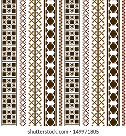 Traditional Romanian Embroidery Pattern