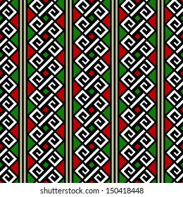 Traditional romanian embroidery pattern