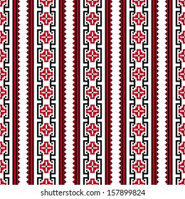 Traditional Romanian Embroidery Pattern