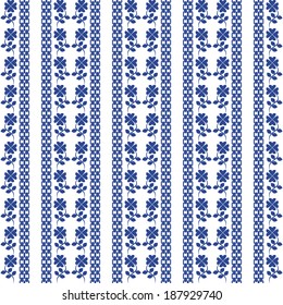 Traditional romanian embroidery pattern