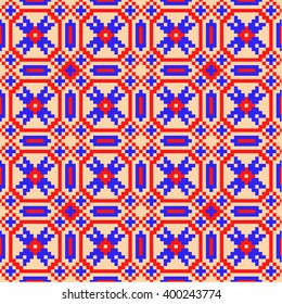 Traditional russian and ukrainian seamless pattern.