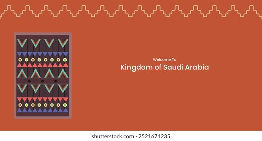 Traditional Saudi Arabian Door Design - Welcome to Kingdom of Saudi Arabia with Authentic Decorative Patterns