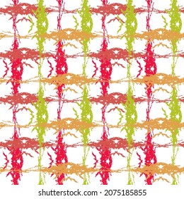 Traditional Scottish checkered background. Template for design ornament. Scottish cage.  Seamless fabric texture.