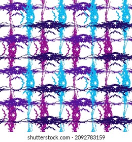 Traditional Scottish checkered background. Template for design ornament. Seamless fabric texture.  Seamless fabric texture.