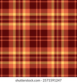 Traditional Scottish tartan plaid with intricate linework and bold contrast. Ideal for kilts, vintage clothing designs, or heritage-themed fashion backgrounds.