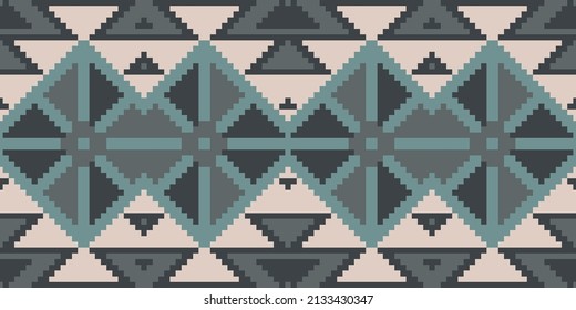 
Traditional Seamless Ethnic Pattern texture design vector. Pixel art patterns for Print  carpet, wallpaper, clothing, wrapping, fabric, cover, textile