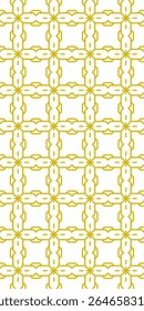 Traditional seamless floral pattern. Abstract geometric ornament with golden lines on white background. Luxury beautiful artistic floral texture