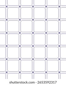 Traditional seamless floral pattern. Abstract geometric ornament with colored lines on white background. Luxury beautiful artistic floral texture