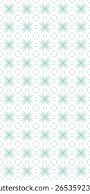 Traditional seamless floral pattern. Abstract geometric ornament with colored lines on white background. Luxury beautiful artistic floral texture