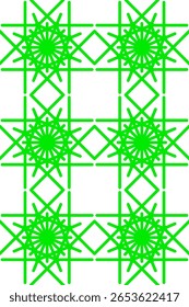 Traditional seamless floral pattern. Abstract geometric ornament with colored lines on white background. Luxury beautiful artistic floral texture