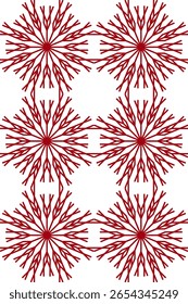 Traditional seamless floral pattern. Abstract geometric ornament with colored lines on white background. Luxury beautiful artistic floral texture