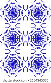 Traditional seamless floral pattern. Abstract geometric ornament with colored lines on white background. Luxury beautiful artistic floral texture