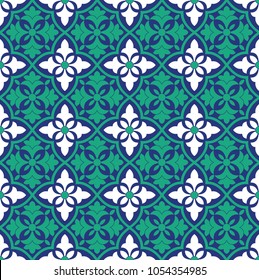 Traditional seamless indian pattern