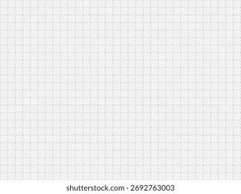 Ilustración de fondo tradicional sin patrón. Fondo cuadrado de Vector blanco y gris sin fisuras.