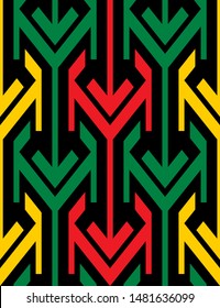 traditional seamless pattern of dayak ethnic style. Indonesian fabric motif. borneo pattern. vector design inspiration. Creative textile for fashion or cloth